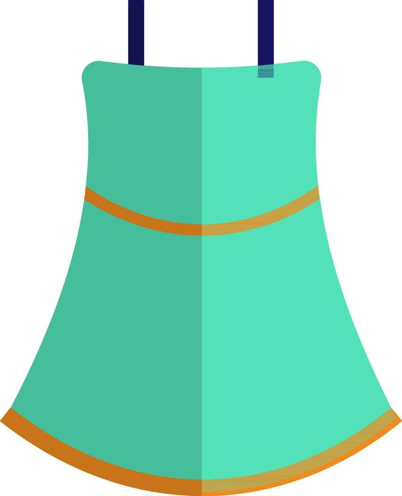 Dress in flat style. vector