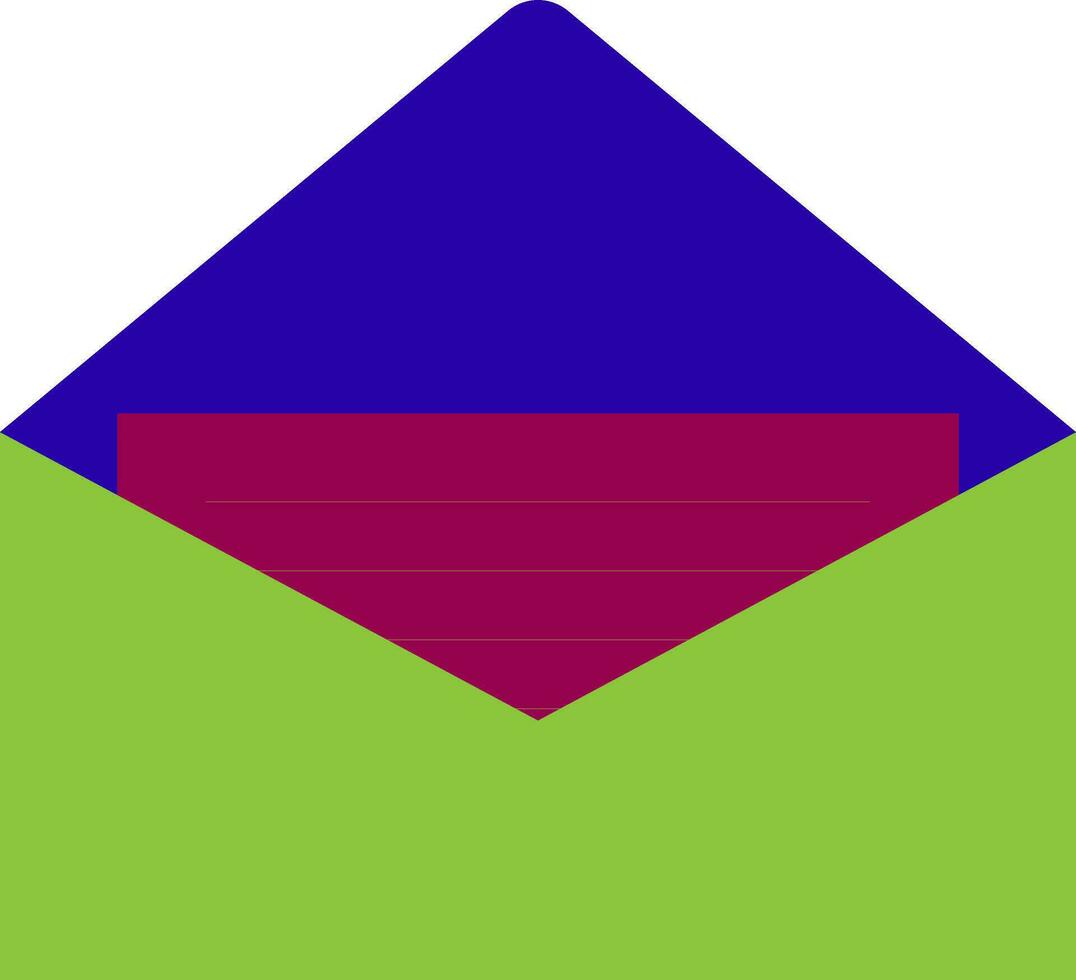 Flat style email symbol. vector