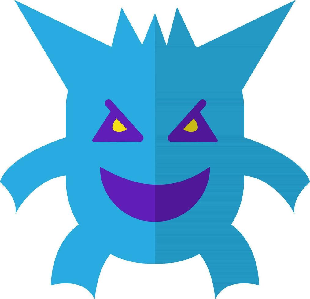 Monster in flat style. vector