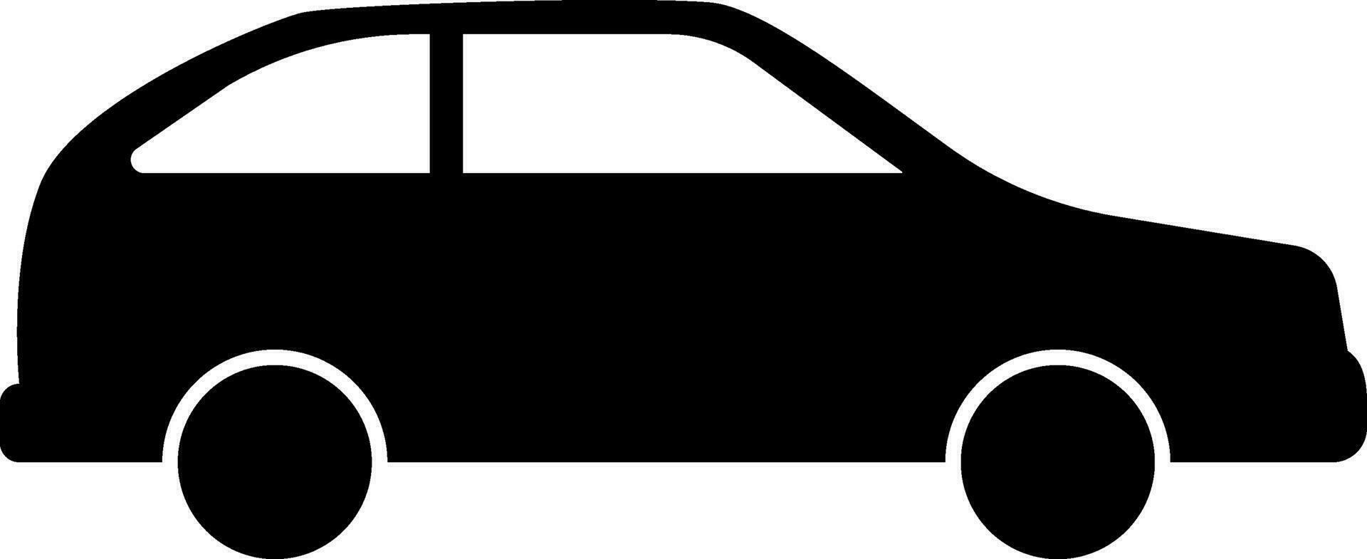 Icon of car in flat style. vector