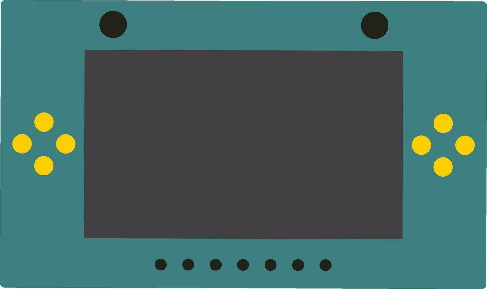 Game controller in flat style. vector