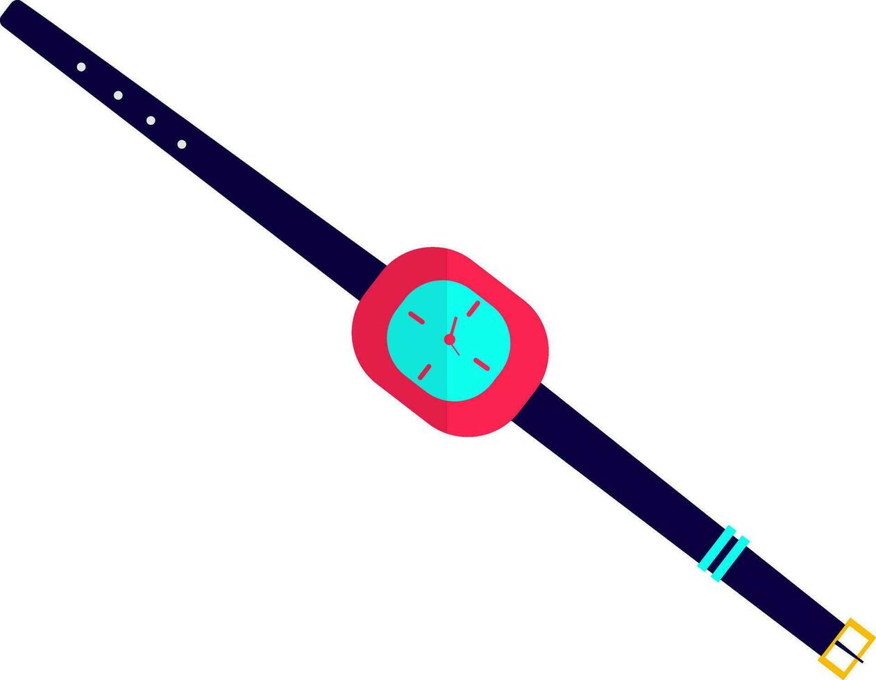 muñeca reloj icono para vistiendo concepto en medio sombra. vector