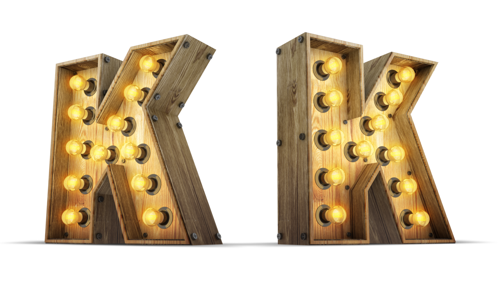 Holz Alphabet mit Licht Birne. png