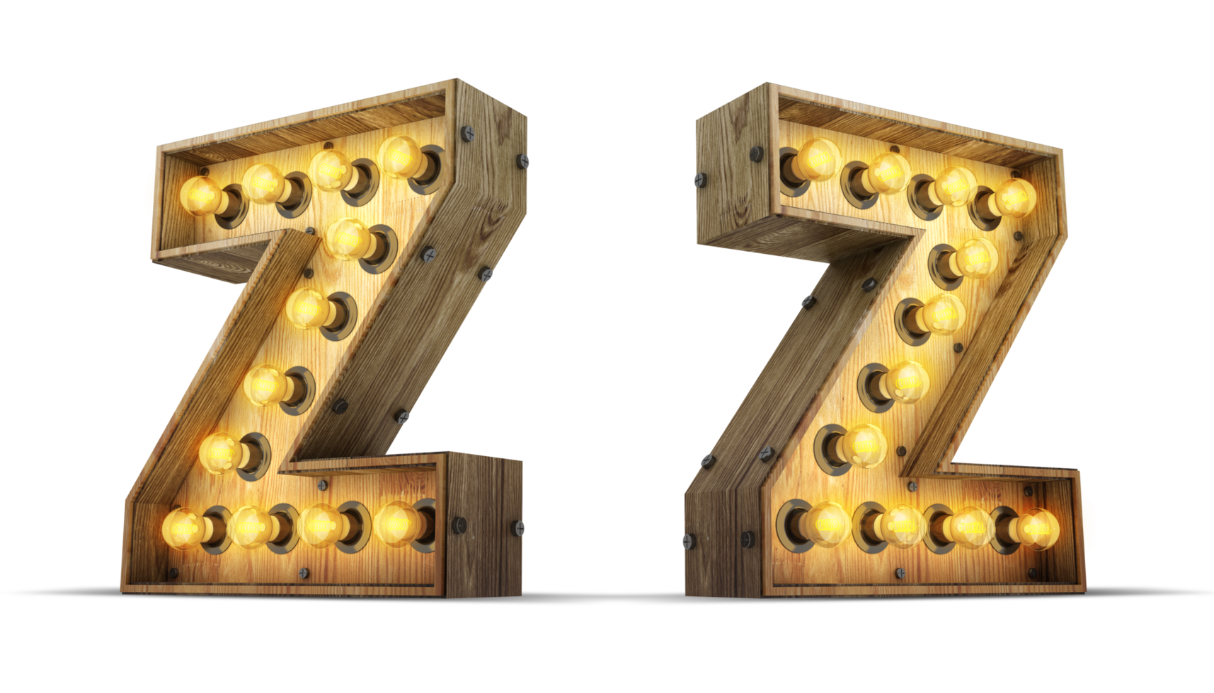 Wood alphabet with light bulb. png