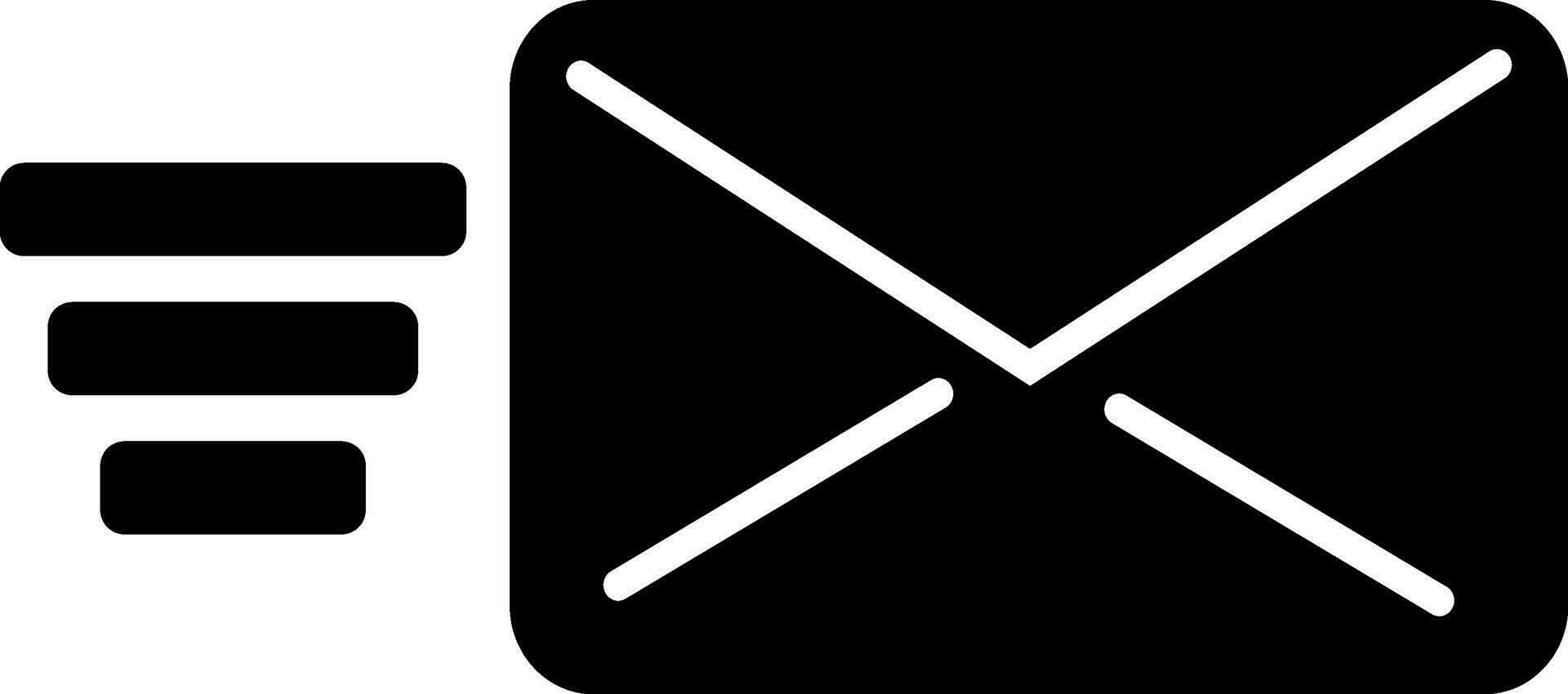 Flat style email symbol. vector