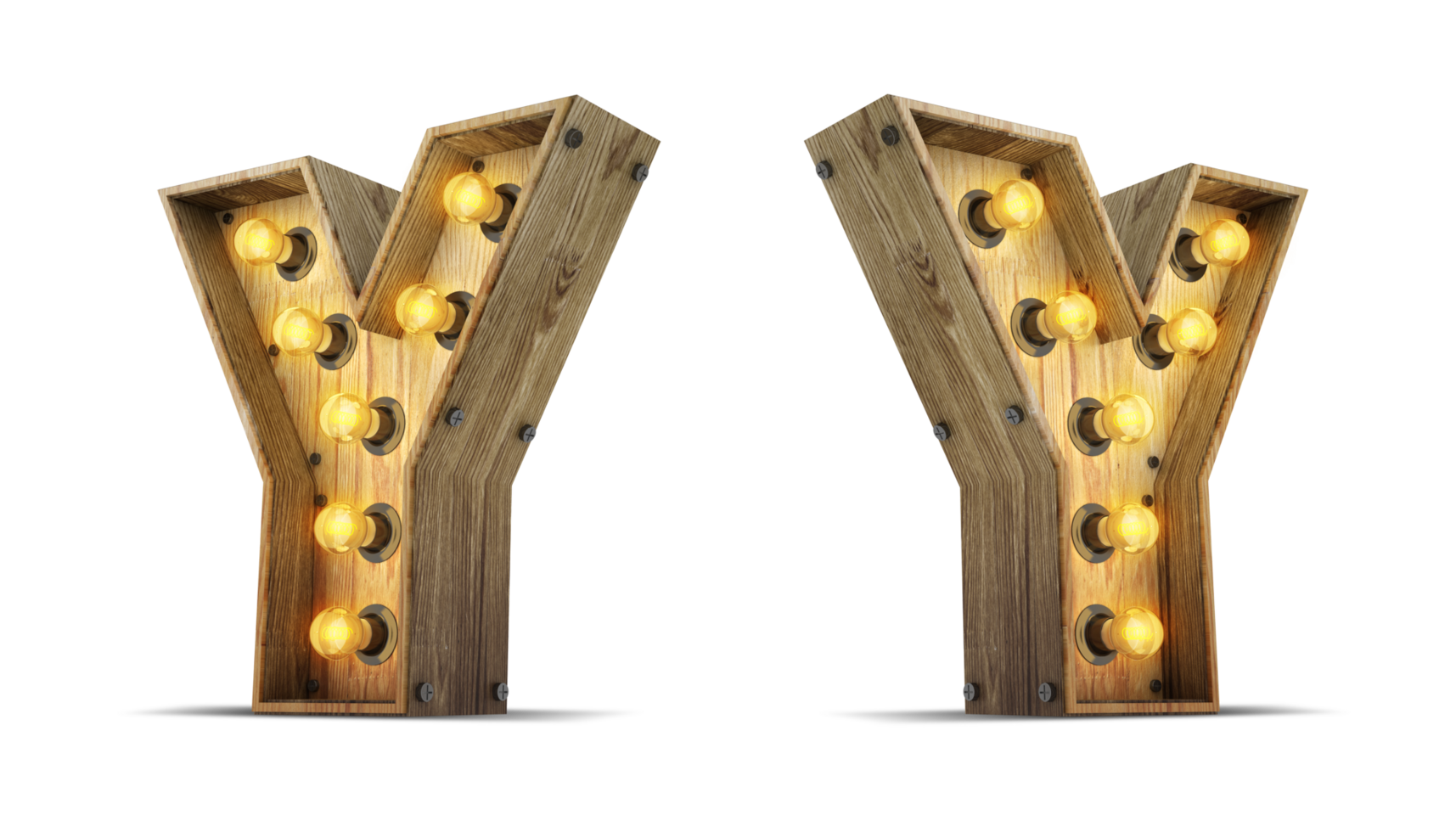 Holz Alphabet mit Licht Birne. png