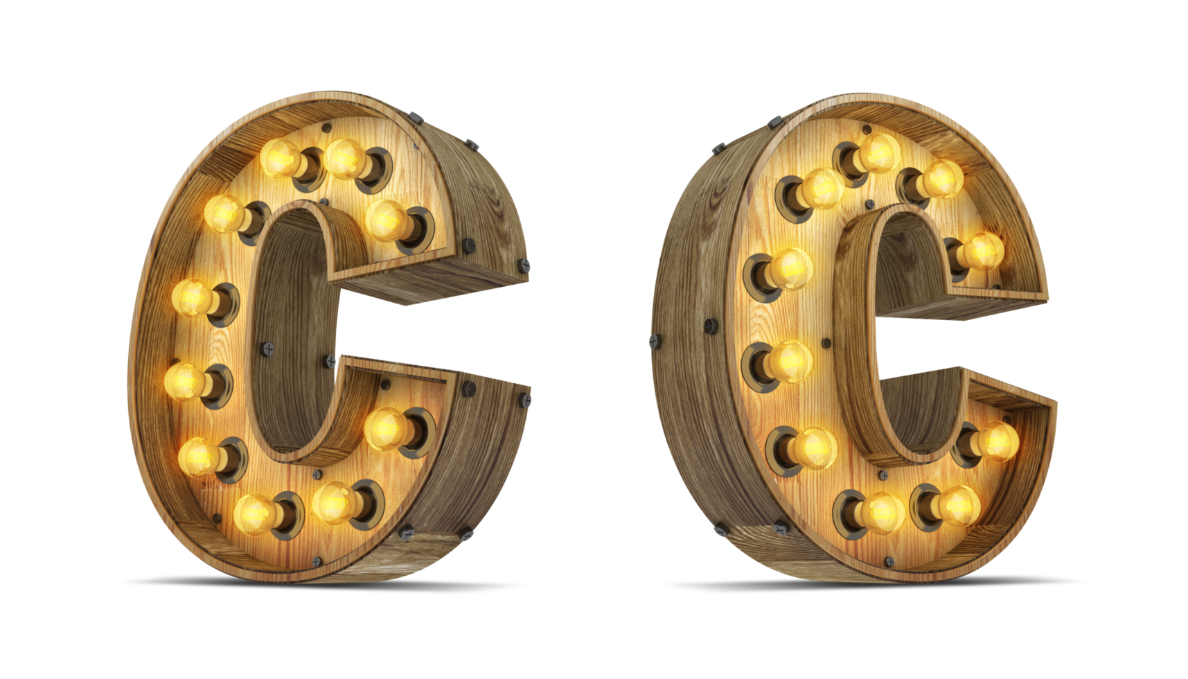 Wood alphabet with light bulb. png