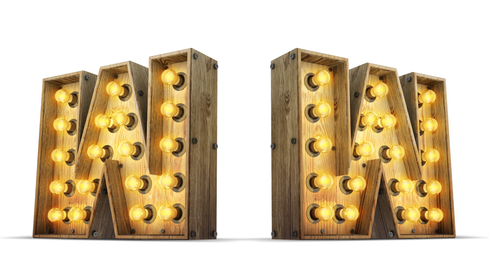 Wood alphabet with light bulb. png