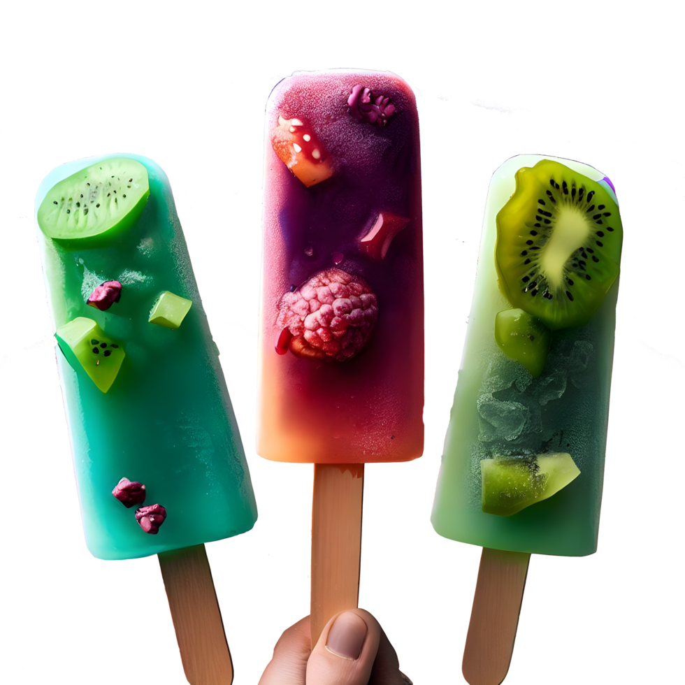Ice Cream on Sticks generative with AI png