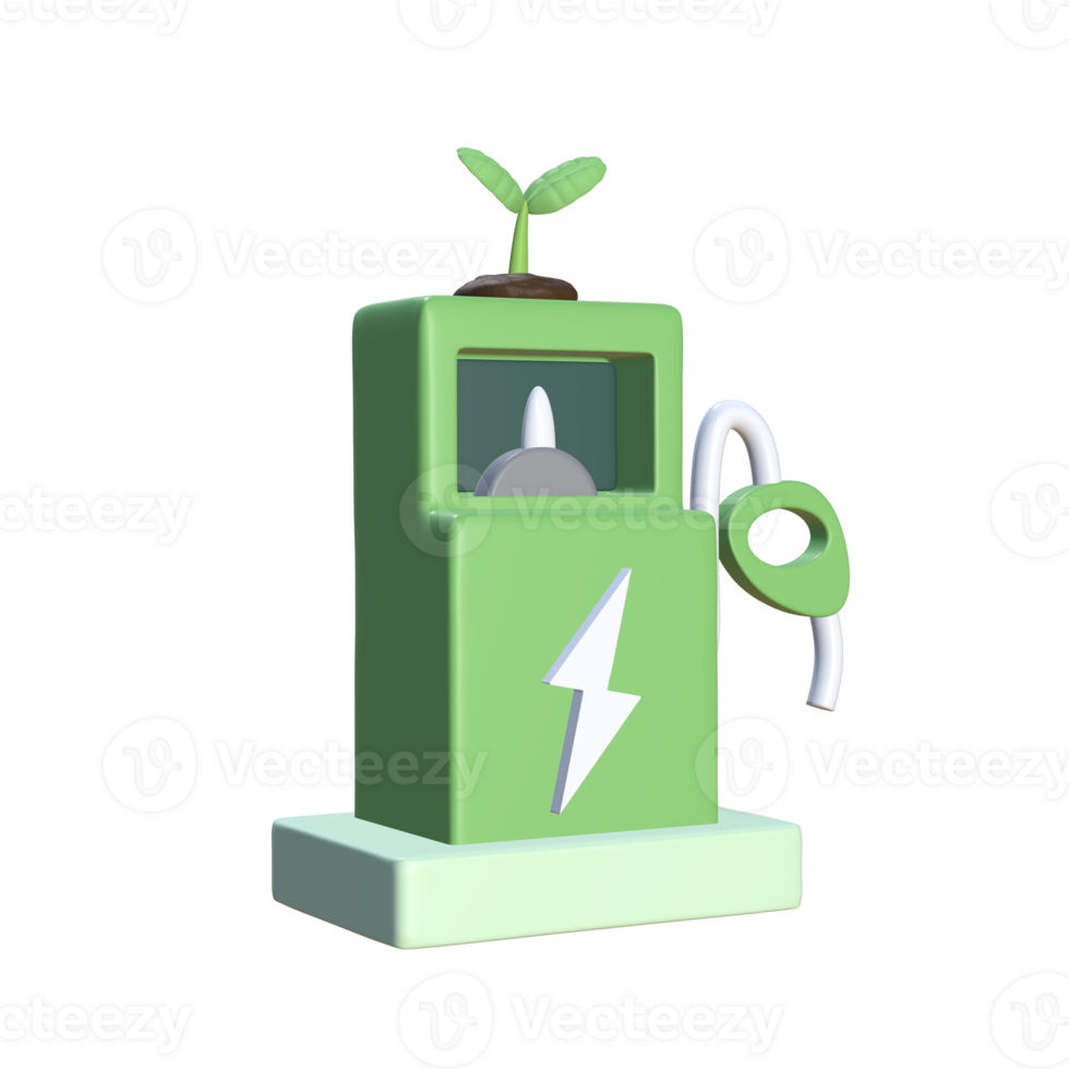 3D icon energy elements minimal new png