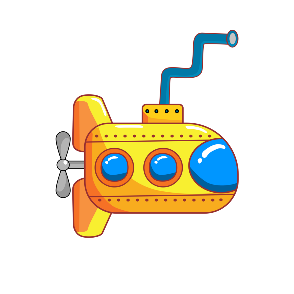 yellow Submarine illustration design png