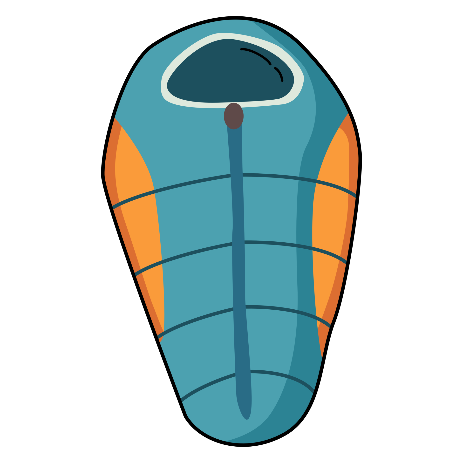 fabric sleeping bag cartoon 24831216 PNG