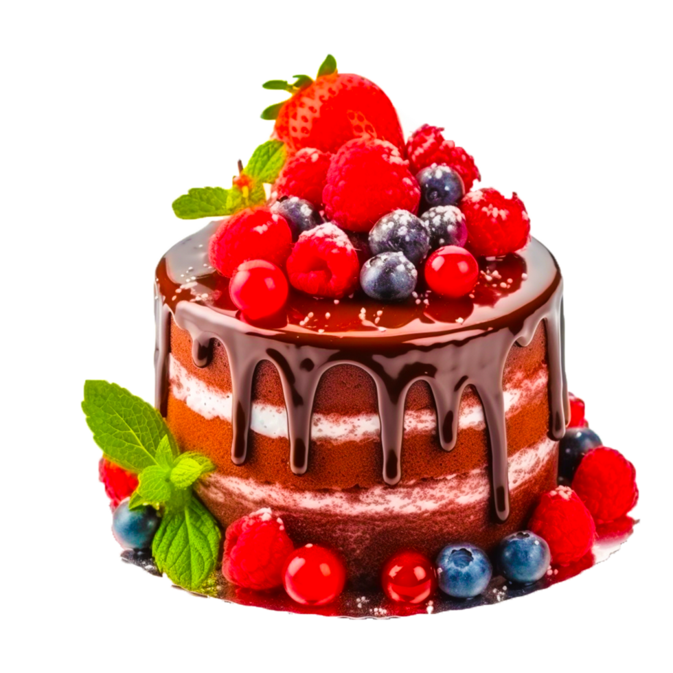 Chocolate Birthday Cake png generative ai 24831243 PNG