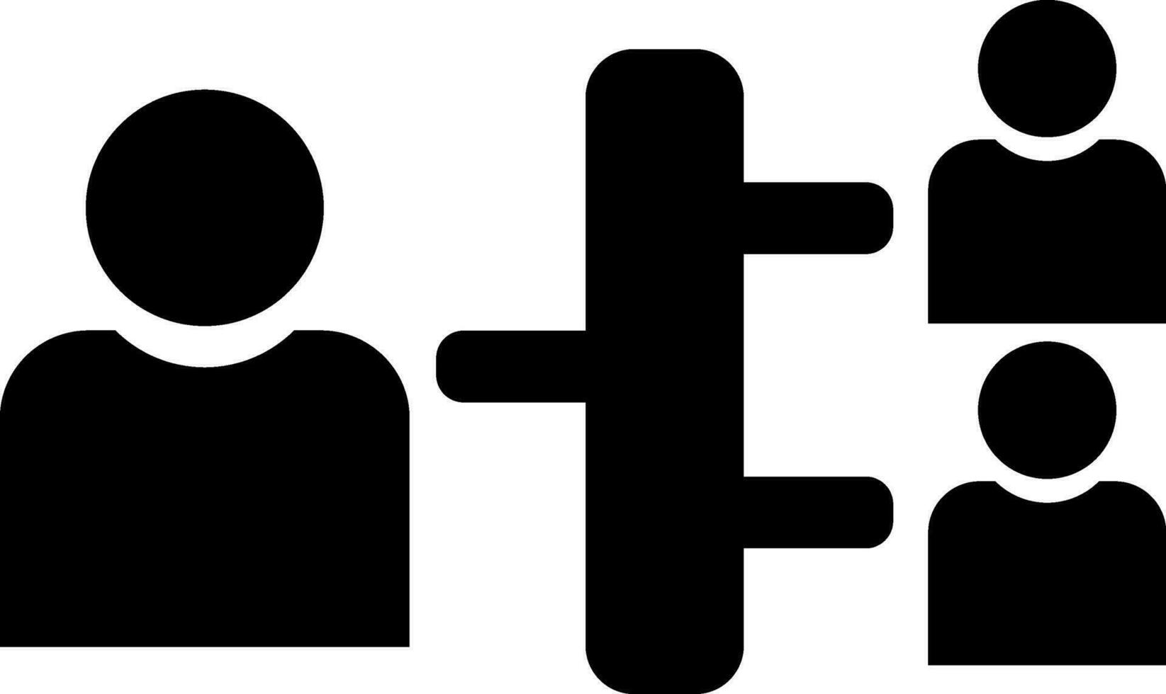 Character of faceless man searching job sign. vector