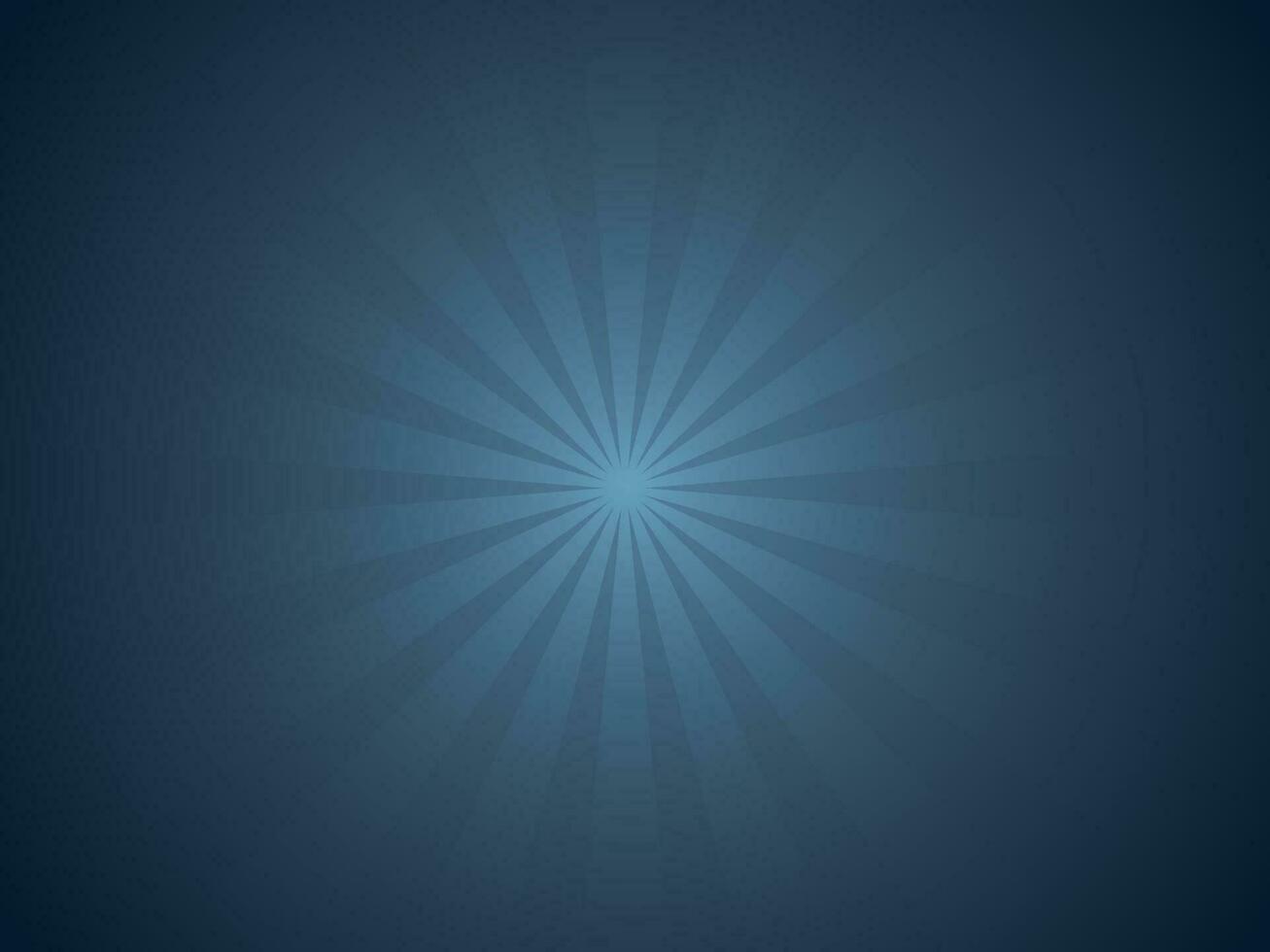 Abstract blue sun rays background. vector