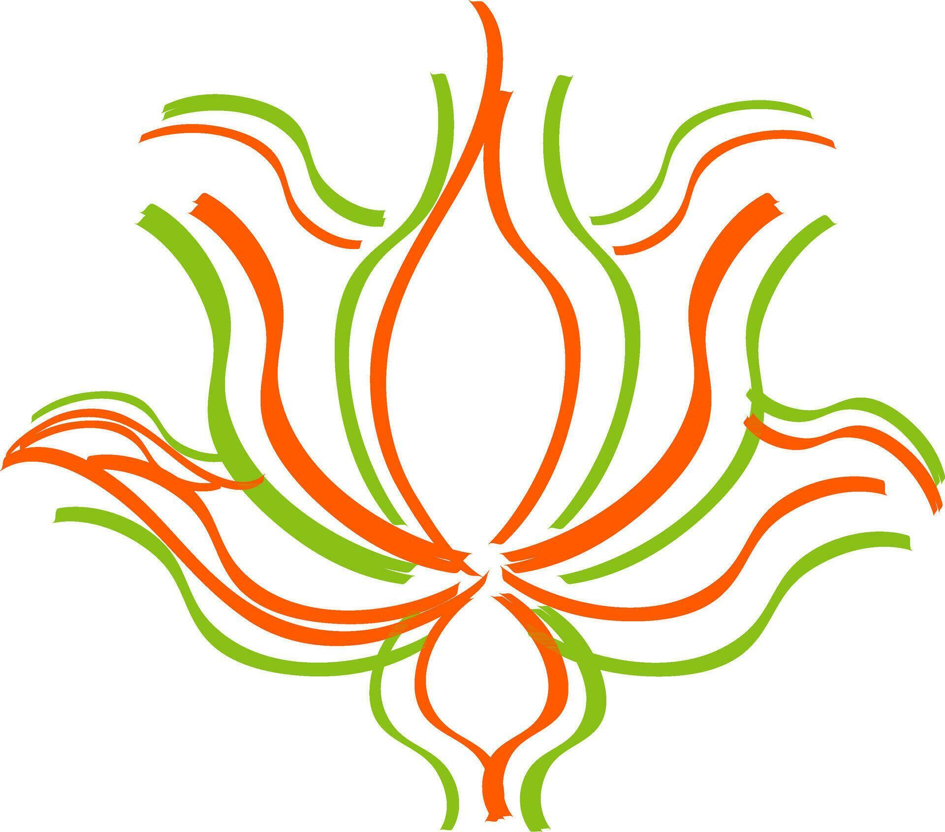 Creative of ribbon lotus flower. 24831634 Vector Art at Vecteezy