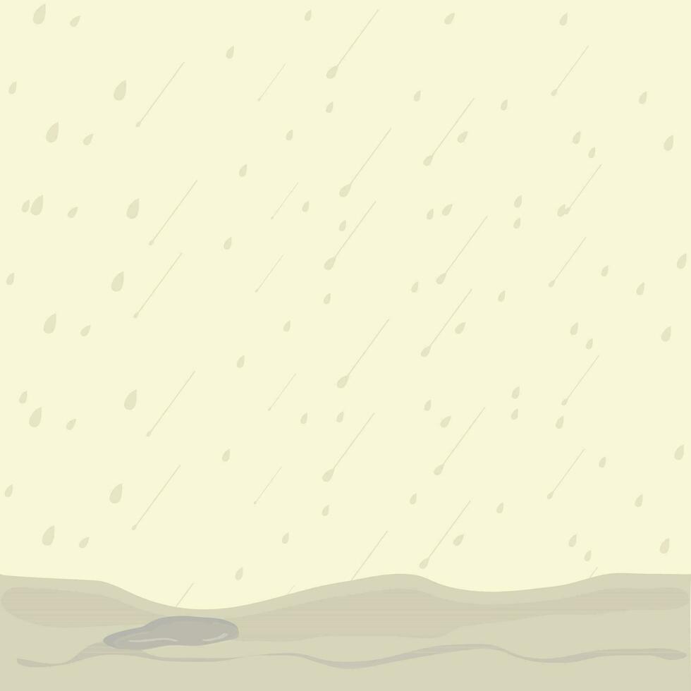 Vector illustration of rainy background.