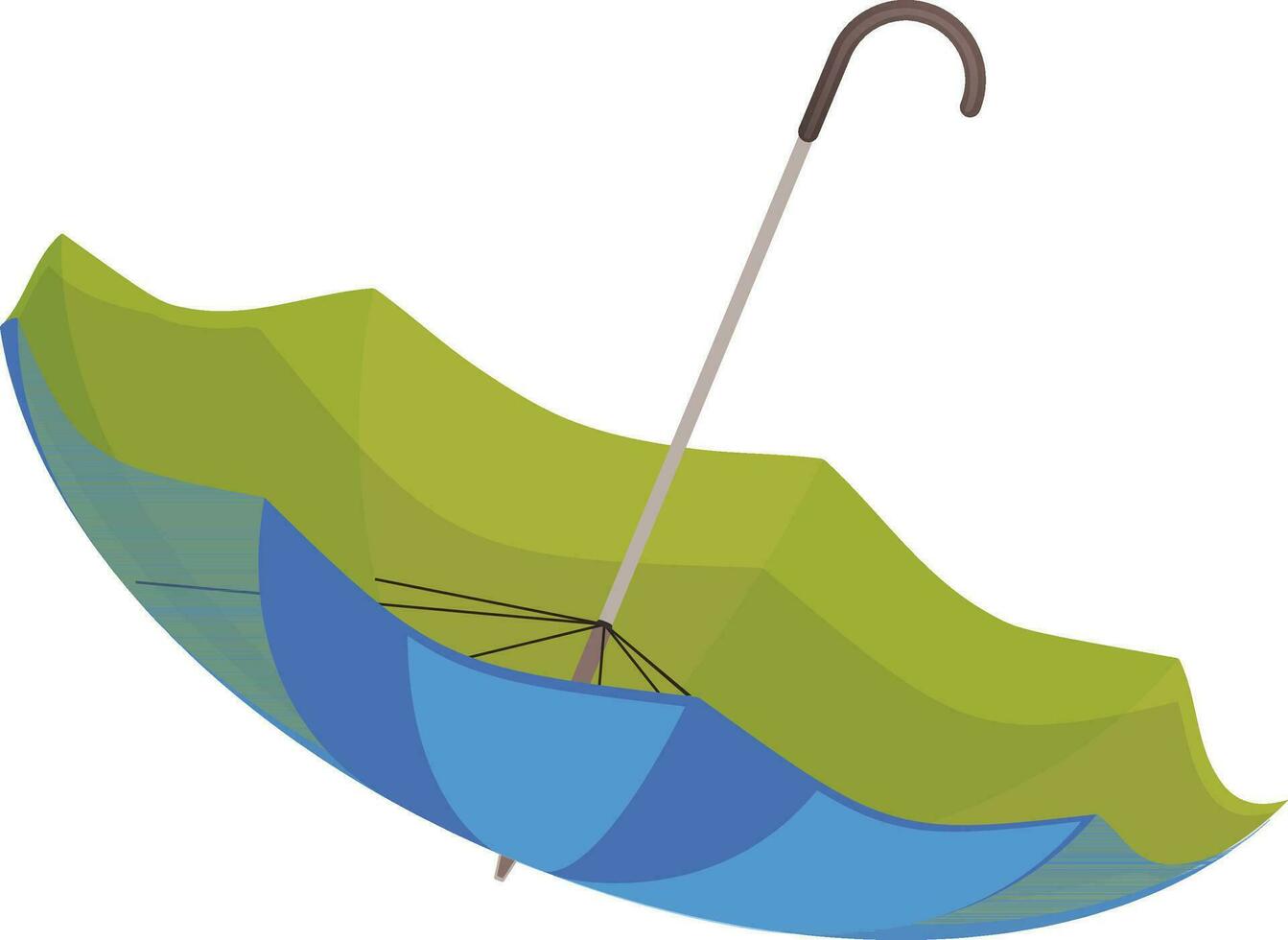 Illustration of an umbrella icon. vector