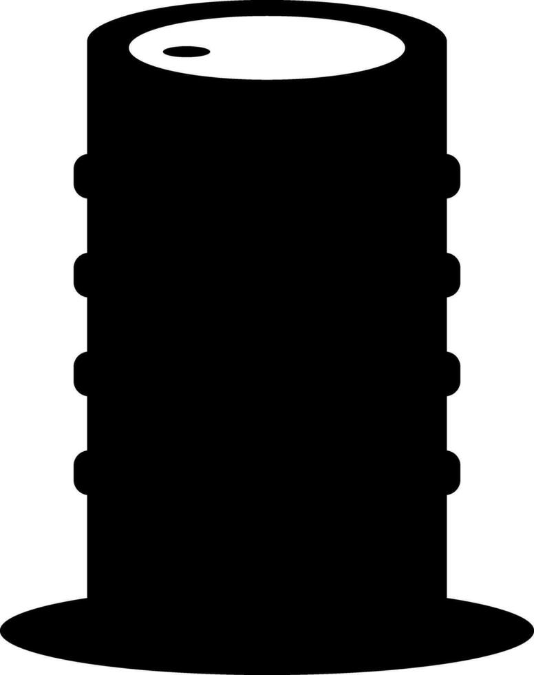 Oil can in flat style. vector