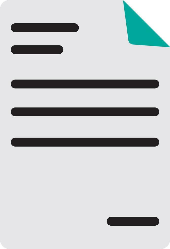 Illustration of a blank document. 24833194 Vector Art at Vecteezy