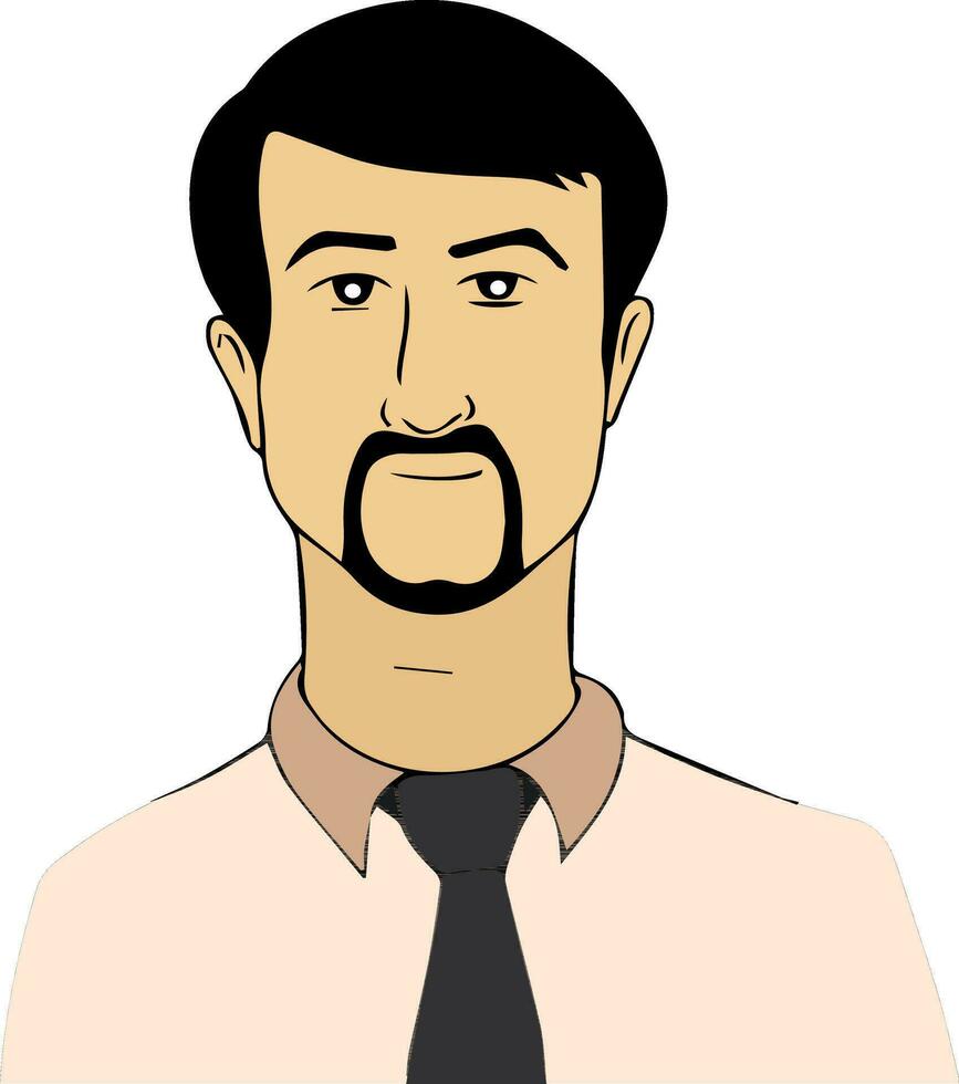 joven negocio hombre personaje. vector