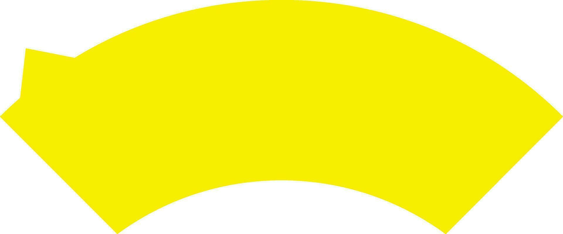 Yellow infographic element for Business. vector