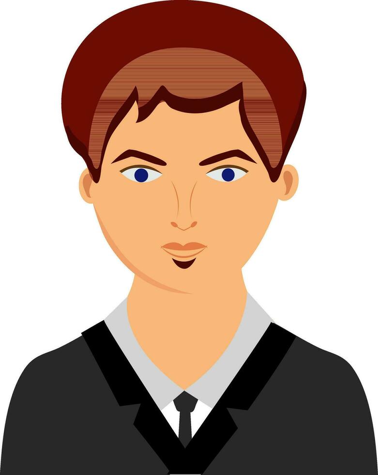 Character of a young man. vector