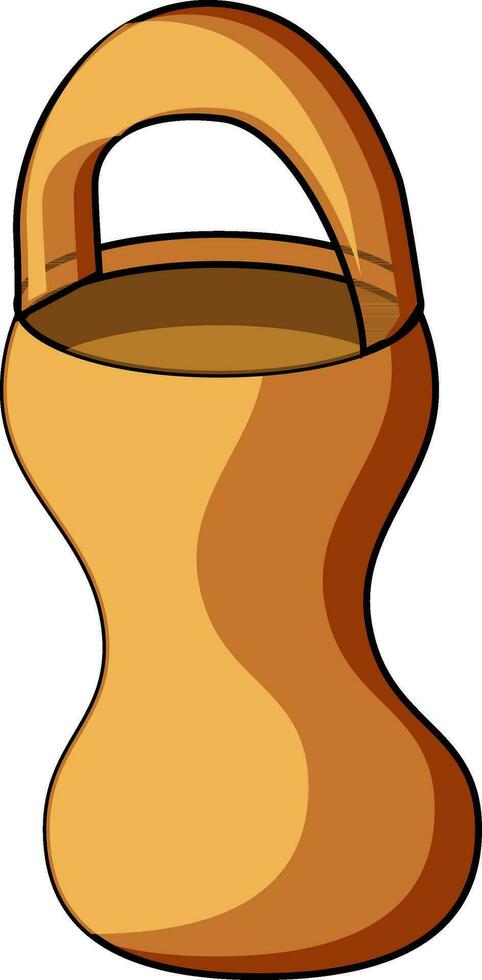 Flat illustration of ewer. vector