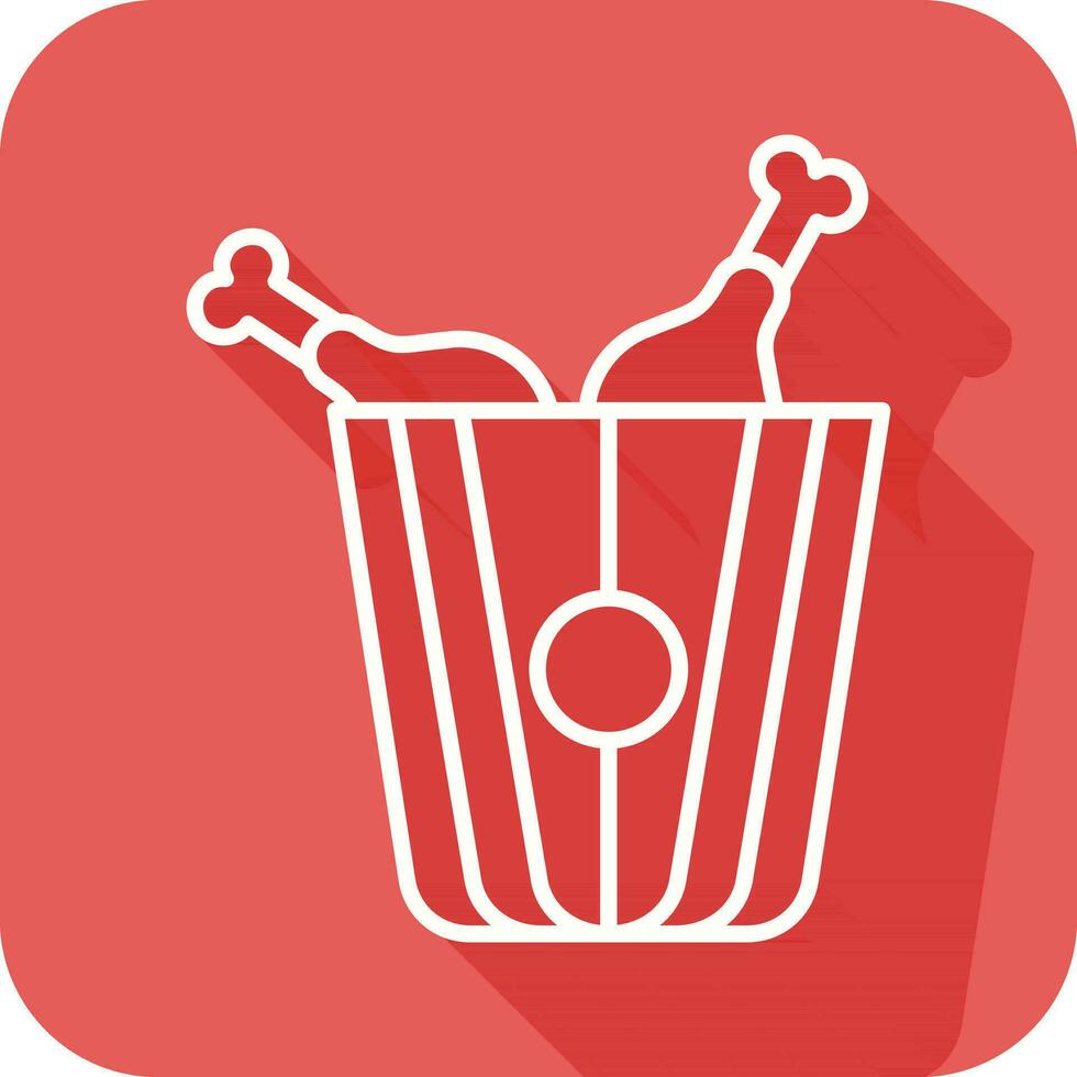 Fried Chicken Vector Icon