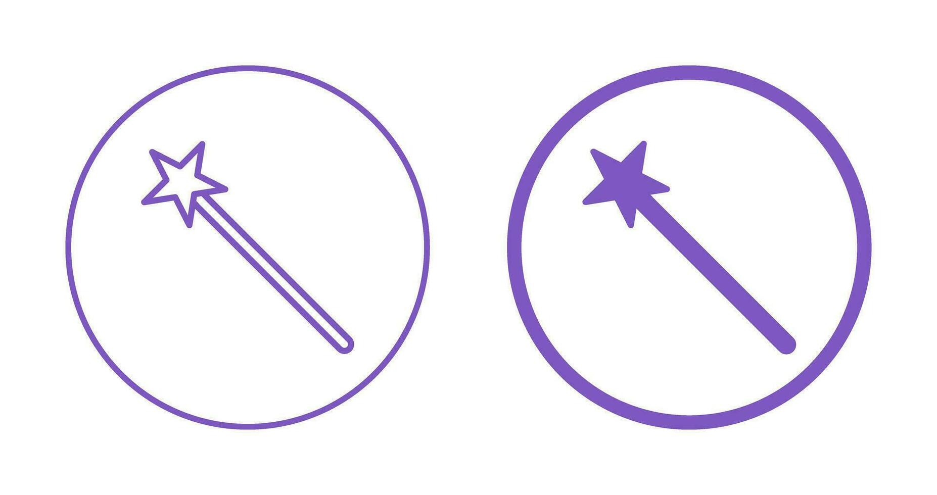 Unique Magic Vector Icon