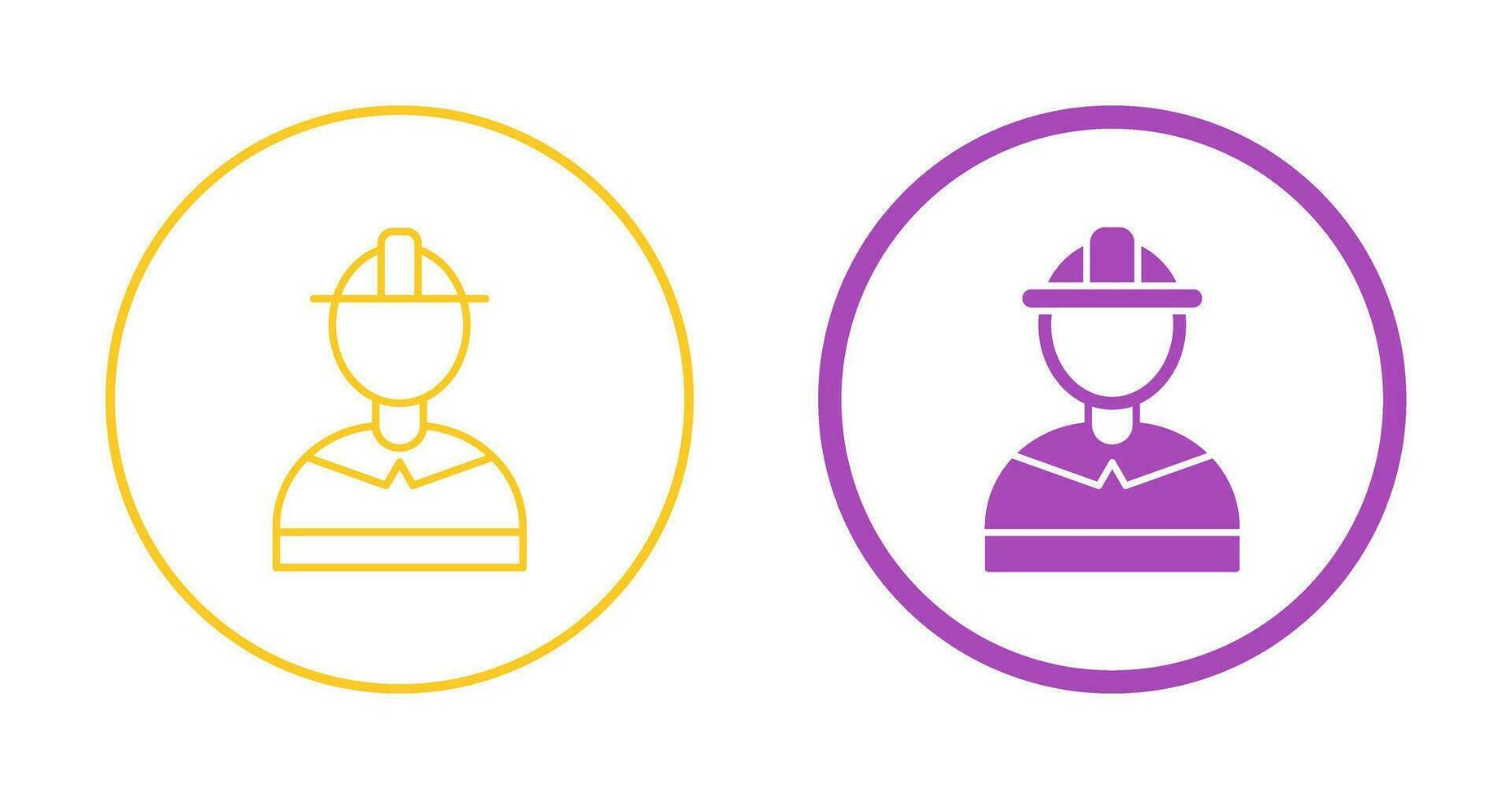 Unique Firefighter Vector Icon
