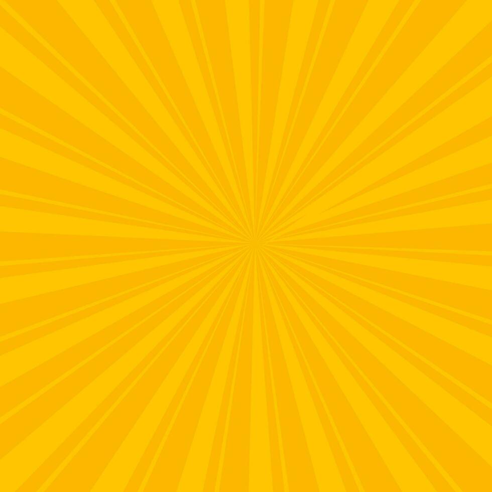 Creative abstract yellow rays background. vector