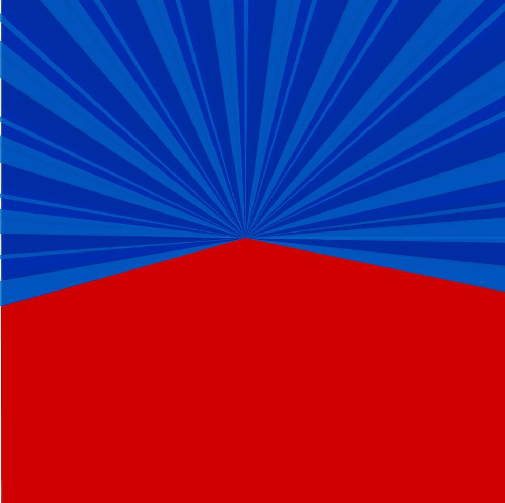 resumen rayos antecedentes en azul y rojo colores. vector