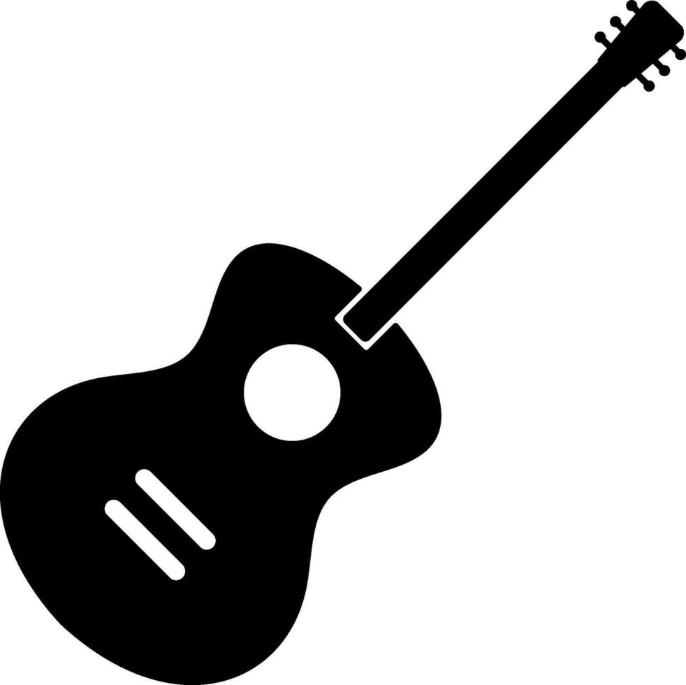 Flat illustration of a Guitar. vector