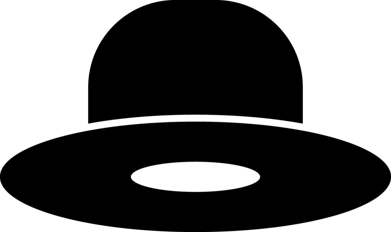 Sun Hat sign or symbol. vector