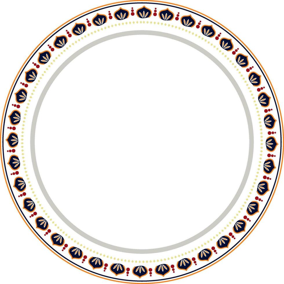 Illustration of circular frame design. vector