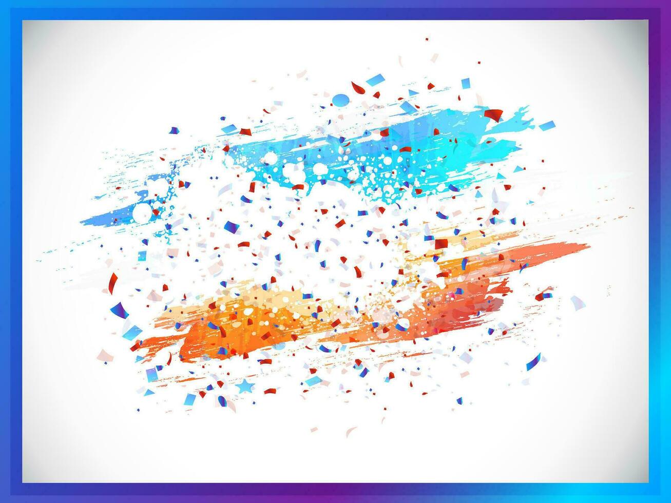 Frame style background with confetti. 24836017 Vector Art at Vecteezy