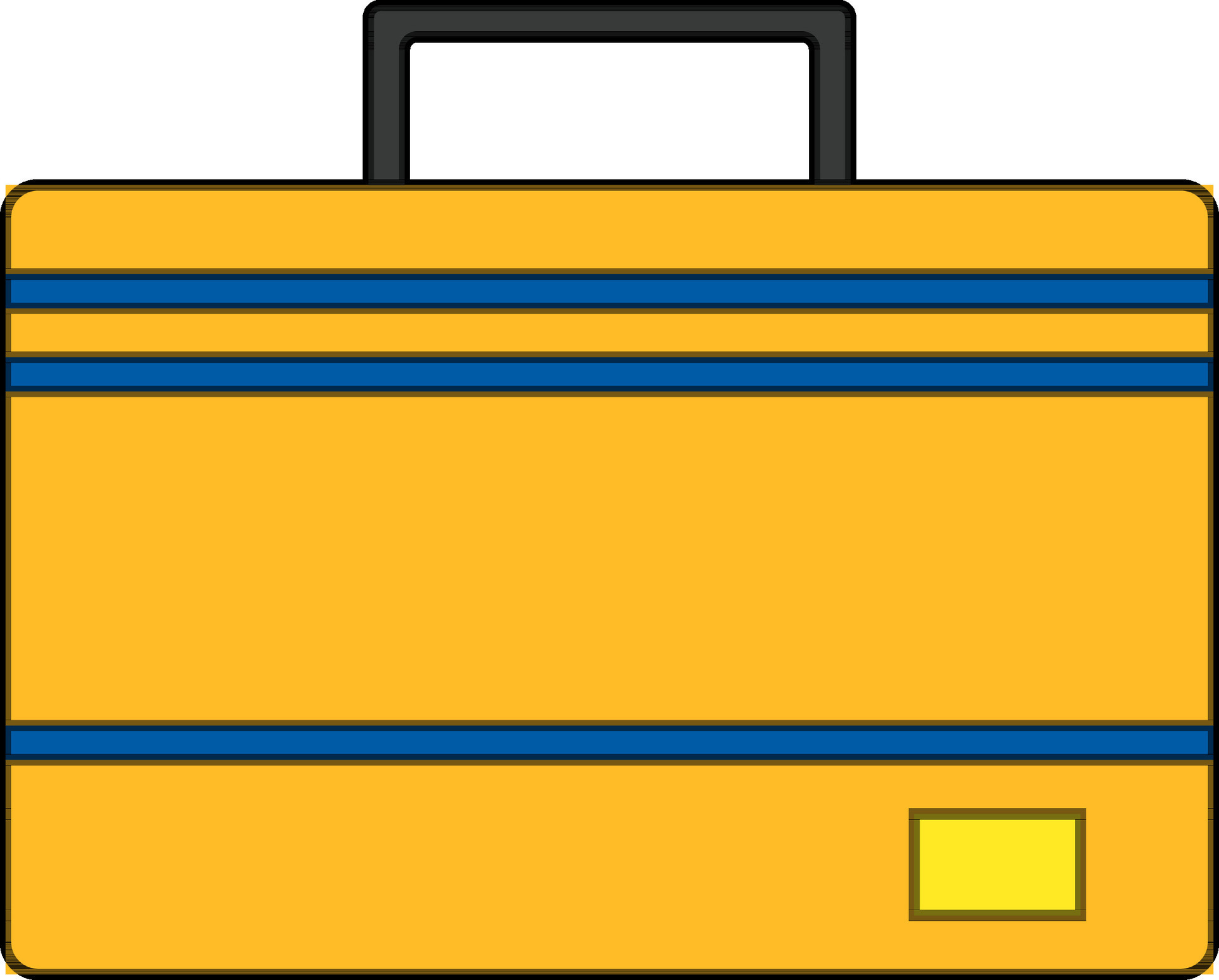 Illustration of rectangular shape briefcase. 24836535 Vector Art at