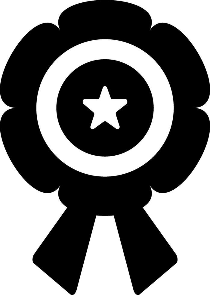 Black and white badge. vector