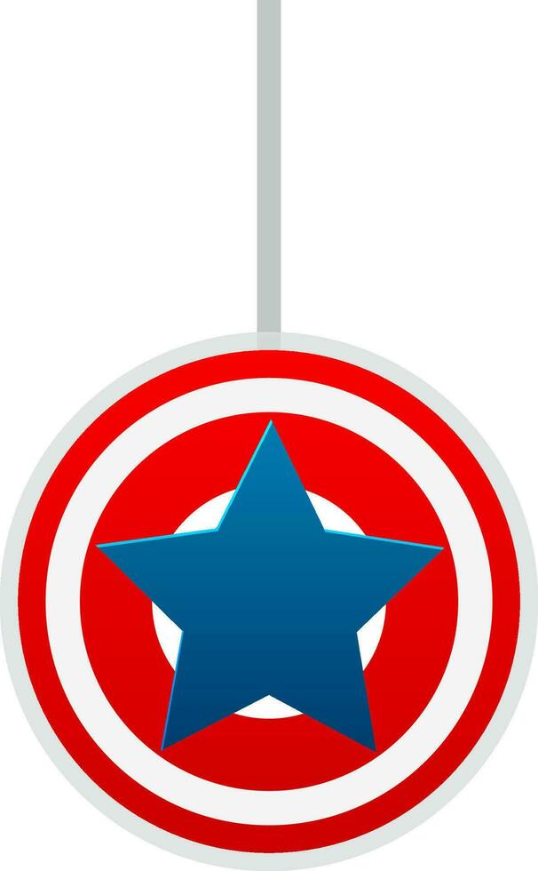 capitán America firmar en plano estilo. vector