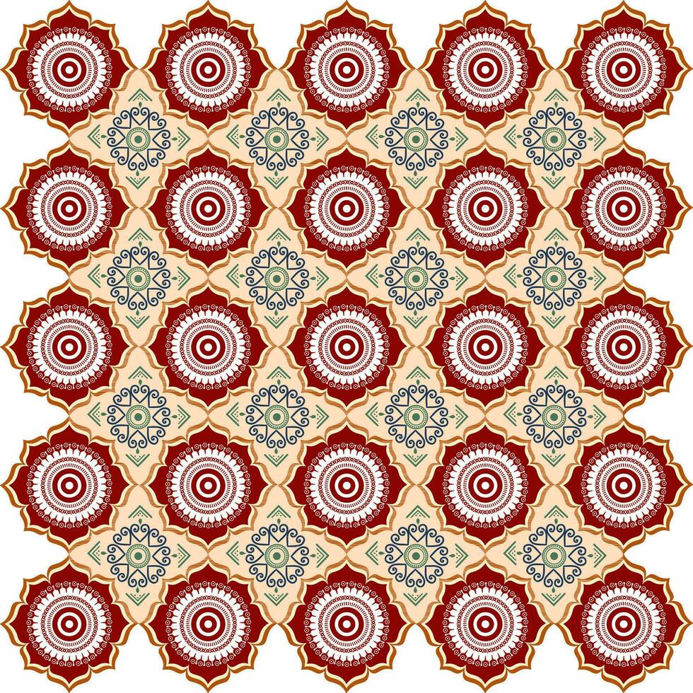 Colorful entwined pattern abstract design on white background. vector