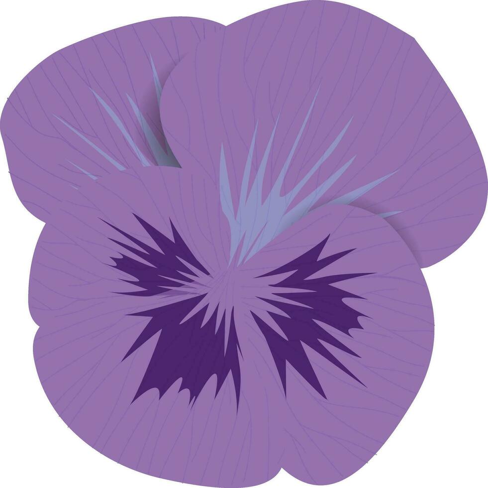 Beautiful purple Flower design. vector