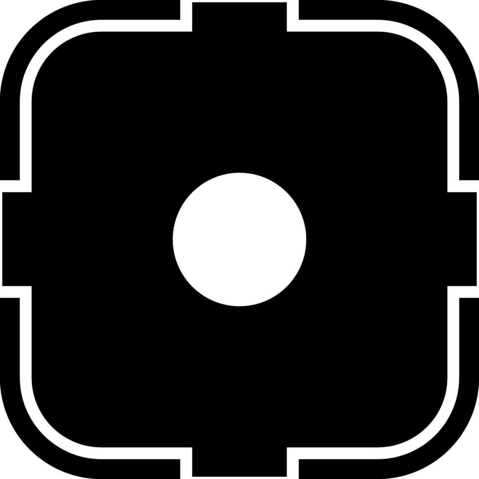 Camera focus icon or symbol. vector
