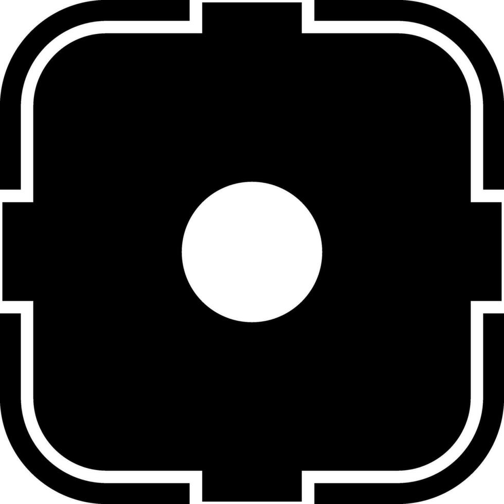 Camera focus icon or symbol. vector