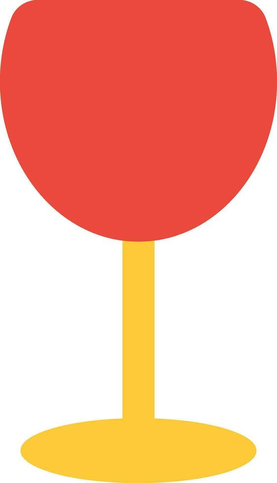 Cocktail glass on background. vector
