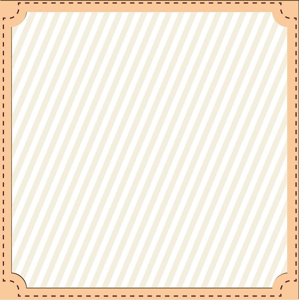 Square shape frame design with diagonal lines vector