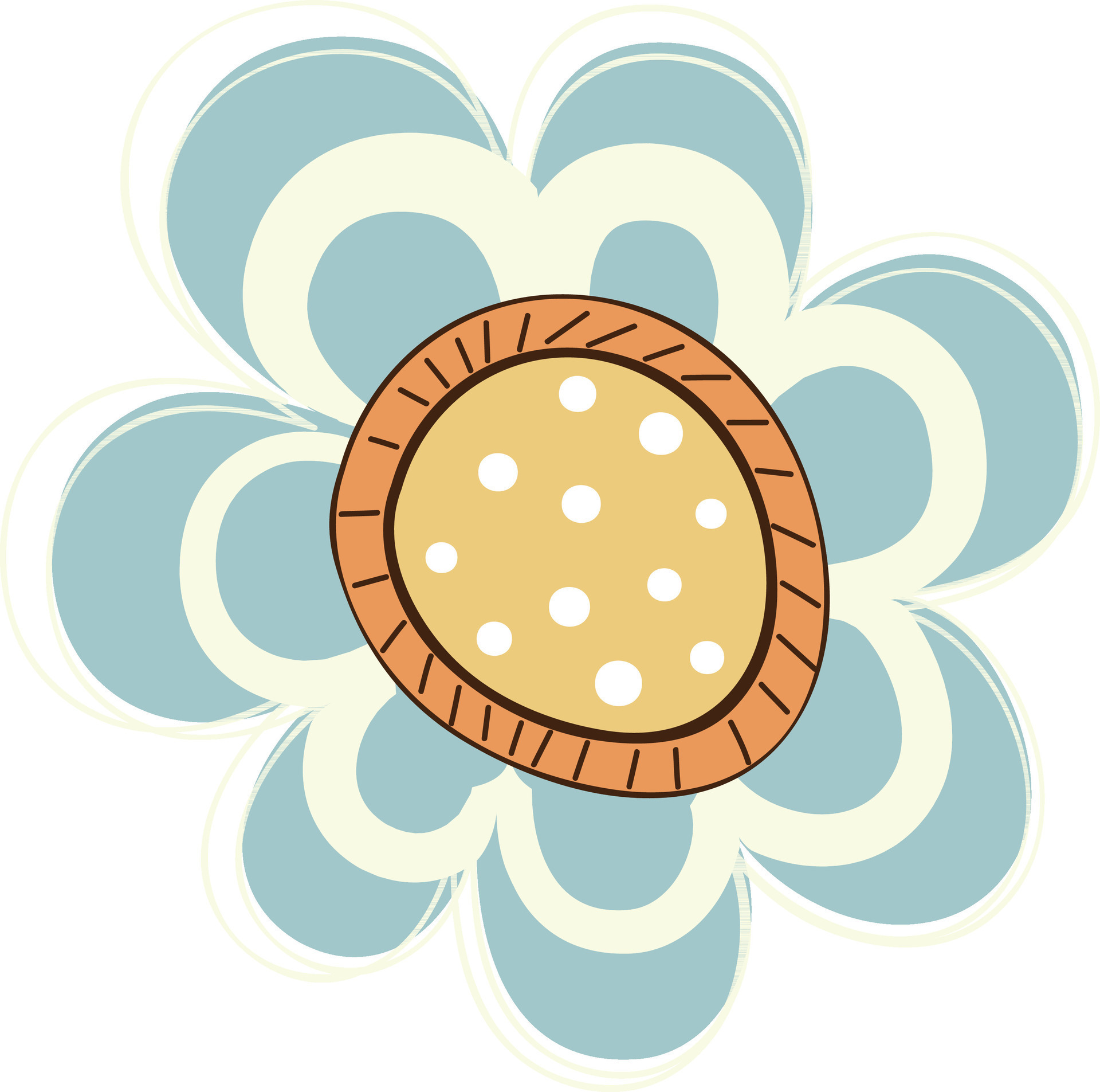 Blue Color Flower Icon In Flat Style 24838800 Vector Art At Vecteezy Blue Color Flower Icon In Flat Style Vector