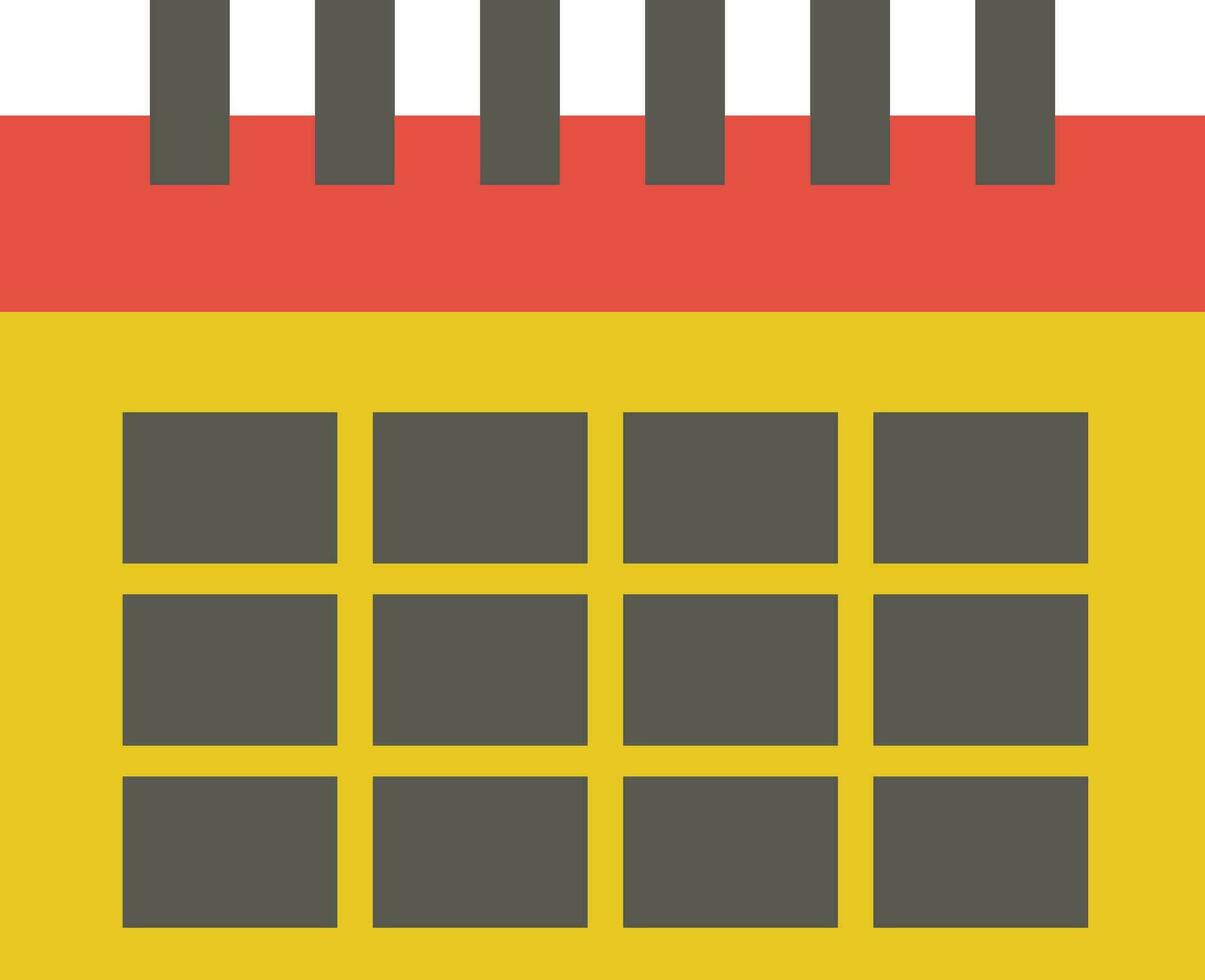 Calendar icon or symbol. vector