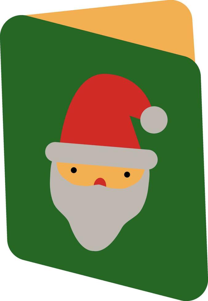 Beautiful merry christmas card. vector