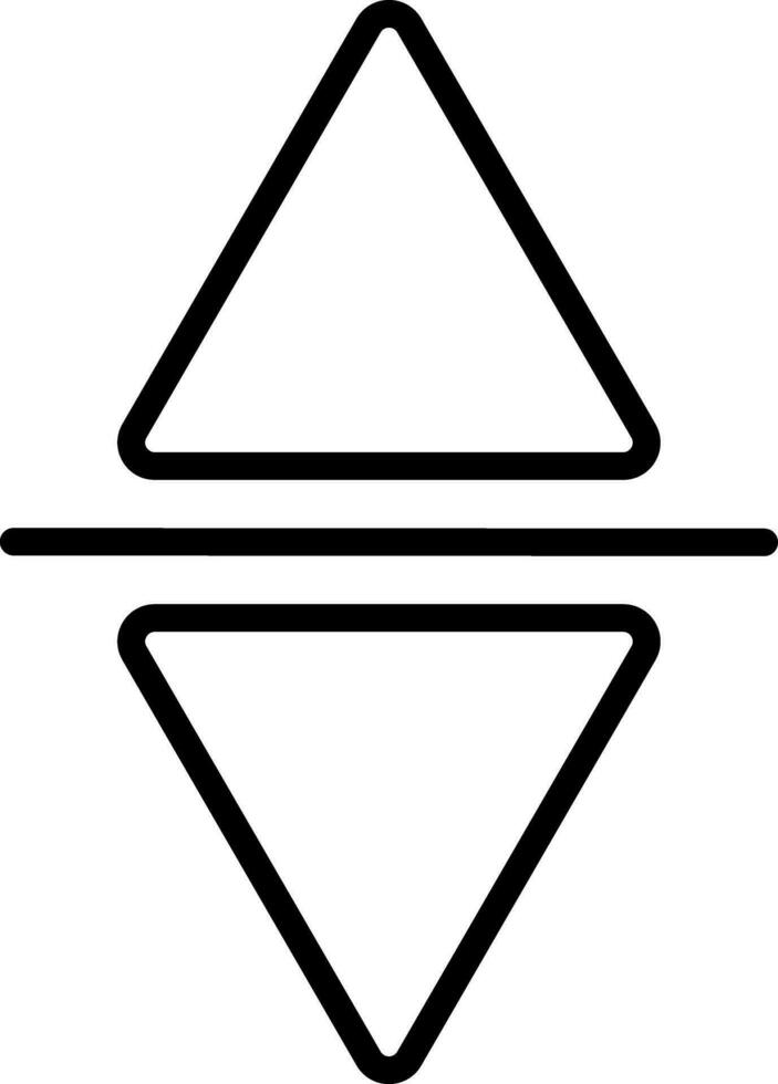 Move horizontal cursor icon. vector